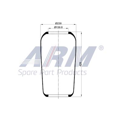 Roll Air Springs - 0.60.553