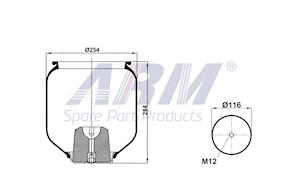 Complete Air Spring - 0.60.819