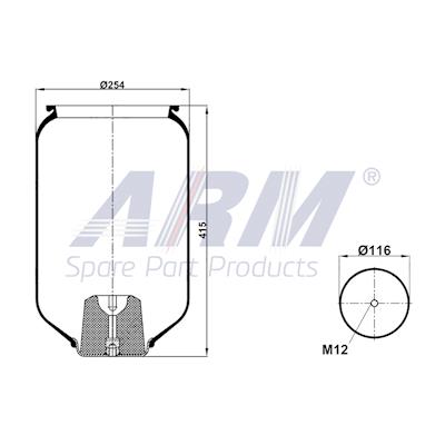 Complete Air Spring - 0.60.820