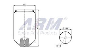 Complete Air Spring - 0.60.823