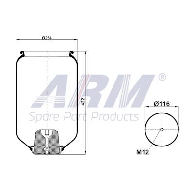 Complete Air Spring - 0.60.823