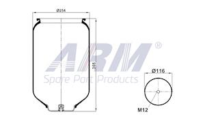 Complete Air Spring - 0.60.825