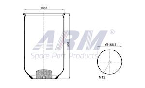 Complete Air Spring - 0.60.826