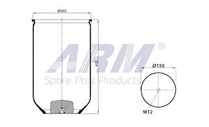 Complete Air Spring - 0.60.828