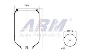 Complete Air Spring - 0.60.830