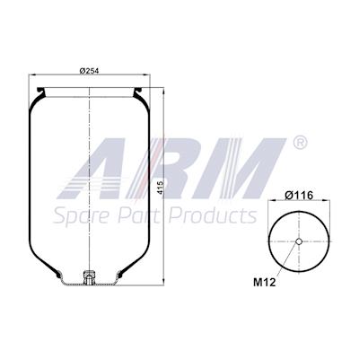 Complete Air Spring - 0.60.830