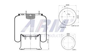 Complete Air Spring - 0.60.836