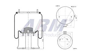 Complete Air Spring - 0.60.837