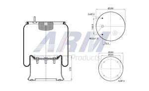 Complete Air Spring - 0.60.839