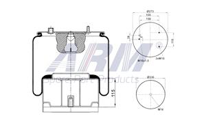 Complete Air Spring - 0.60.840