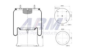 Complete Air Spring - 0.60.841