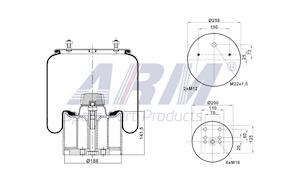 Complete Air Spring - 0.60.843