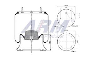 Complete Air Spring - 0.60.845