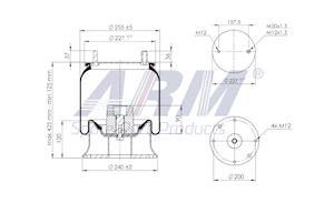 Complete Air Spring - 0.60.847