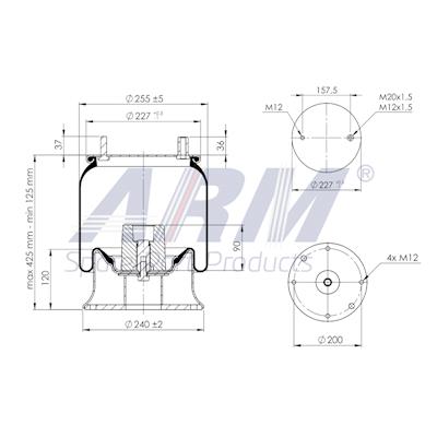 Complete Air Spring - 0.60.847