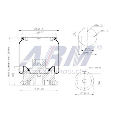 Complete Air Spring - 0.60.848