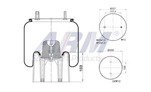 Complete Air Spring - 0.60.851