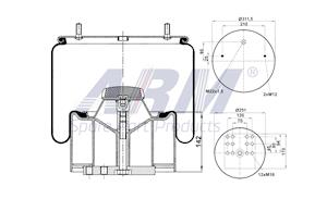 Complete Air Spring - 0.60.481