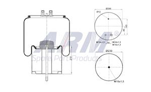 Complete Air Spring - 0.60.330