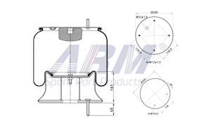 Complete Air Spring - 0.60.856