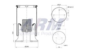 Complete Air Spring - 0.60.857