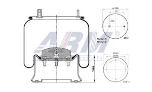 Complete Air Spring - 0.60.862