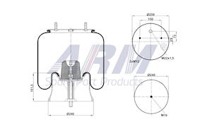 Complete Air Spring - 0.60.863