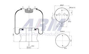 Complete Air Spring - 0.60.865