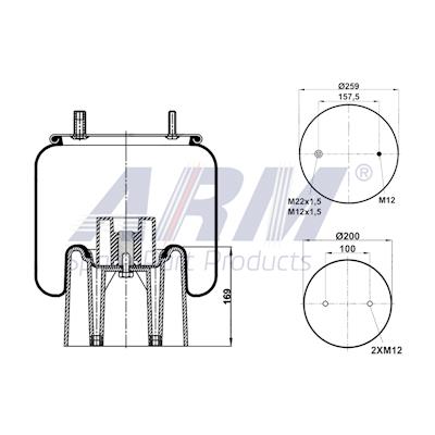 Complete Air Spring - 0.60.382