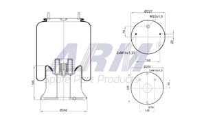 Complete Air Spring - 0.60.478