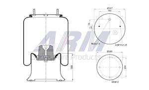 Complete Air Spring - 0.60.881