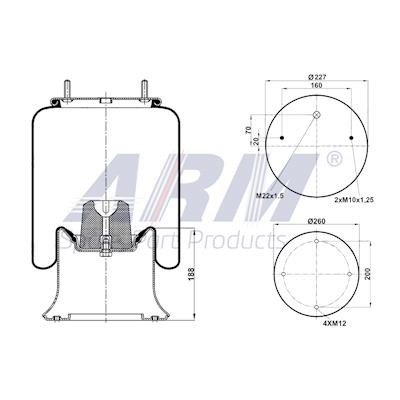 Complete Air Spring - 0.60.881