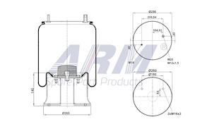 Complete Air Spring - 0.60.882