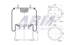 Complete Air Spring - 0.60.883