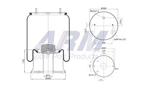 Complete Air Spring - 0.60.884