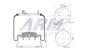 Complete Air Spring - 0.60.887