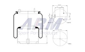 Complete Air Spring - 0.60.888