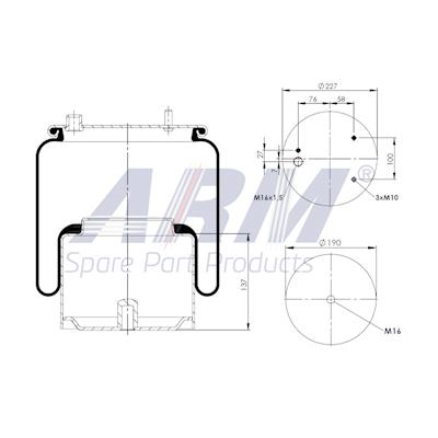 Complete Air Spring - 0.60.888