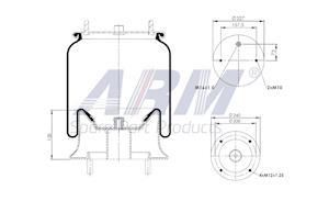 Complete Air Spring - 0.60.889