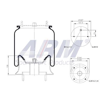 Complete Air Spring - 0.60.889