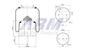 Complete Air Spring - 0.60.896