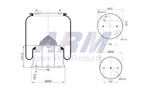 Complete Air Spring - 0.60.897