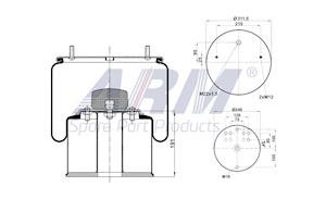 Complete Air Spring - 0.60.900