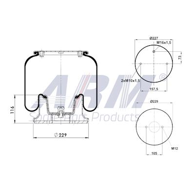 Complete Air Spring - 0.60.901