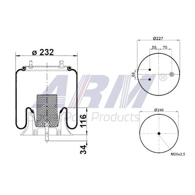 Complete Air Spring - 0.60.902