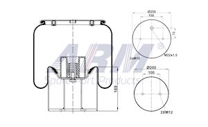 Complete Air Spring - 0.60.904