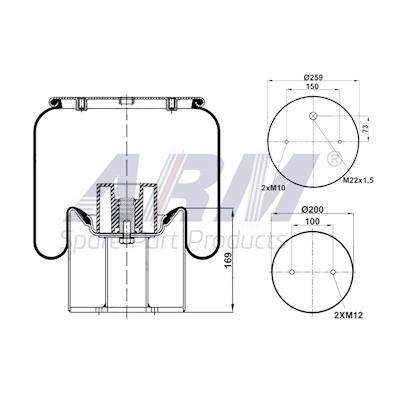 Complete Air Spring - 0.60.904