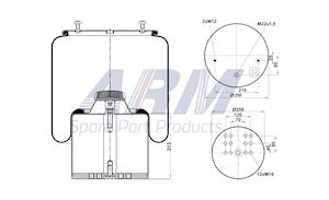 Complete Air Spring - 0.60.906