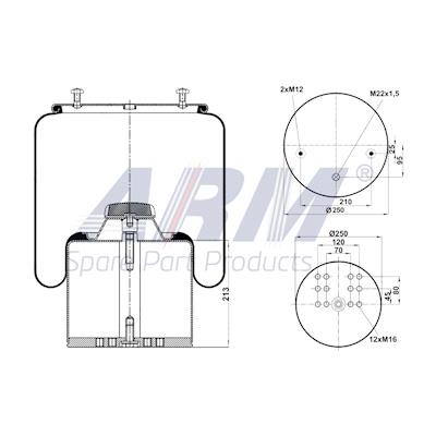 Complete Air Spring - 0.60.906