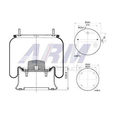 Complete Air Spring - 0.60.907